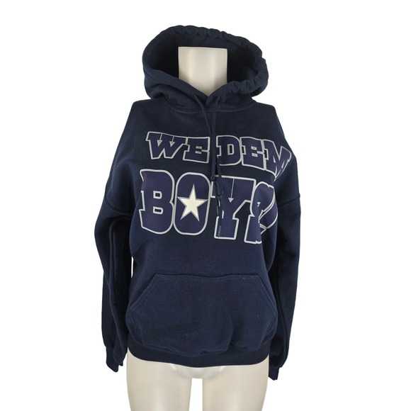 Gildan Heavy Blend We Dem Boys Dallas Cowboys Hooded Sweatshirt Women M - Picture 1 of 5
